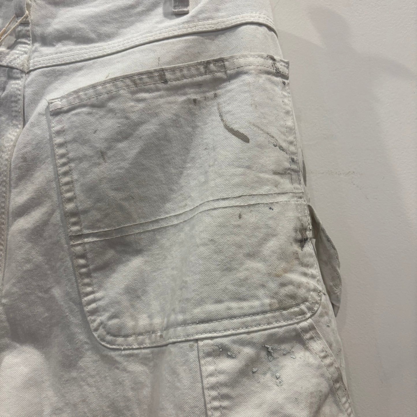00's Dickies ディッキーズ ペインター ワークパンツ 白 (32×30)/B3703P-SO