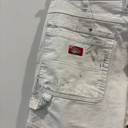 00's Dickies ディッキーズ ペインター ワークパンツ 白 (32×30)/B3703P-SO
