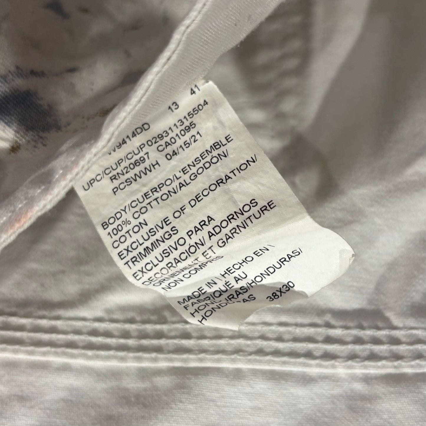 00's Dickies ディッキーズ Sherwin Williams 企業ロゴ ペインター ワークパンツ 白 (38×30)/B3704P-SO