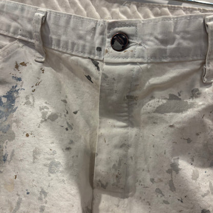 00's Dickies ディッキーズ Sherwin Williams 企業ロゴ ペインター ワークパンツ 白 (38×30)/B3704P-SO