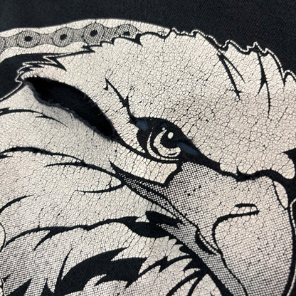 00's  ZIA GRAPHICS CHAMPIONSHIP APPAREL  Eppie's Motorcycle Services ファイヤーパターン 袖プリント ロンT 黒 (L) /B3245T-SO