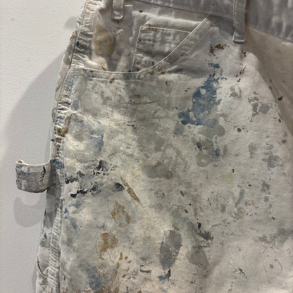 00's Dickies ディッキーズ Sherwin Williams 企業ロゴ ペインター ワークパンツ 白 (38×30)/B3704P-SO