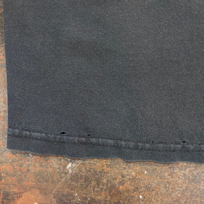 00's  ZIA GRAPHICS CHAMPIONSHIP APPAREL  Eppie's Motorcycle Services ファイヤーパターン 袖プリント ロンT 黒 (L) /B3245T-SO