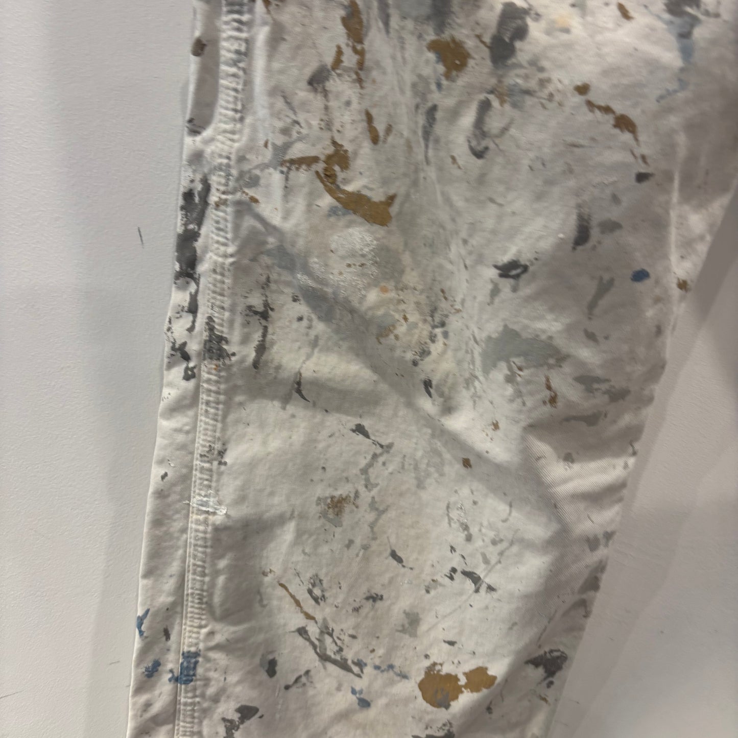 00's Dickies ディッキーズ Sherwin Williams 企業ロゴ ペインター ワークパンツ 白 (38×30)/B3704P-SO
