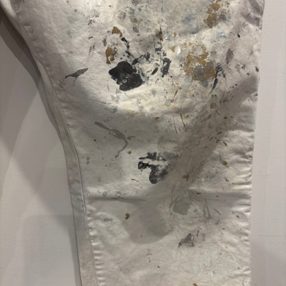 00's Dickies ディッキーズ Sherwin Williams 企業ロゴ ペインター ワークパンツ 白 (38×30)/B3704P-SO