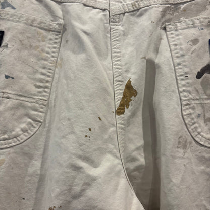 00's Dickies ディッキーズ Sherwin Williams 企業ロゴ ペインター ワークパンツ 白 (38×30)/B3704P-SO