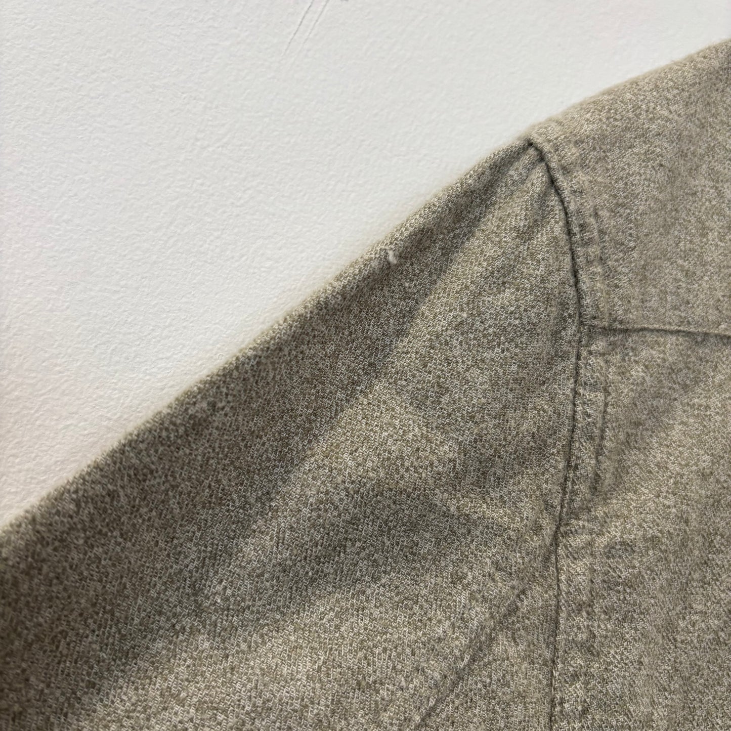 00's VOLCOM ボルコム GENUINE VOLCOM BRAND JEANS "POWELL L/S" フランネルシャツ セージグリーン (M)/B4191SH-SO