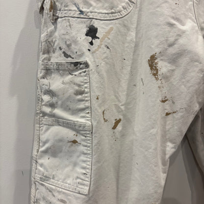 00's Dickies ディッキーズ Sherwin Williams 企業ロゴ ペインター ワークパンツ 白 (38×30)/B3704P-SO