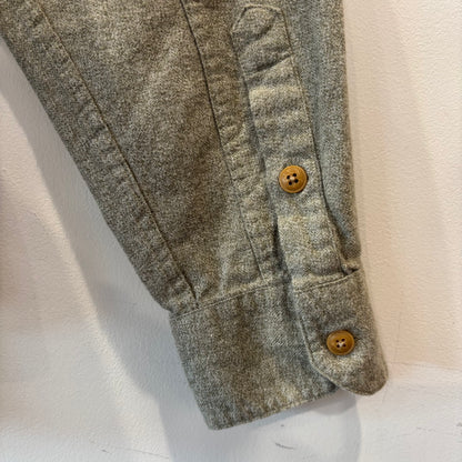 00's VOLCOM ボルコム GENUINE VOLCOM BRAND JEANS "POWELL L/S" フランネルシャツ セージグリーン (M)/B4191SH-SO