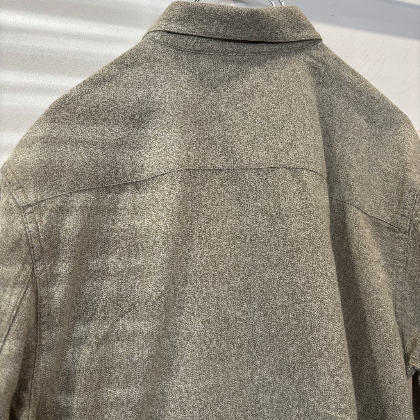 00's VOLCOM ボルコム GENUINE VOLCOM BRAND JEANS "POWELL L/S" フランネルシャツ セージグリーン (M)/B4191SH-SO