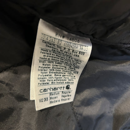 Carhartt カーハート ダックベスト V02 DKB ワークベスト ダークブラウン(M)/C0419V-SO