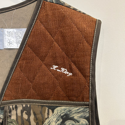 90's Carhartt カーハート ハンティングベスト VU245 リアルツリー USA製(L)/A5511V-SO
