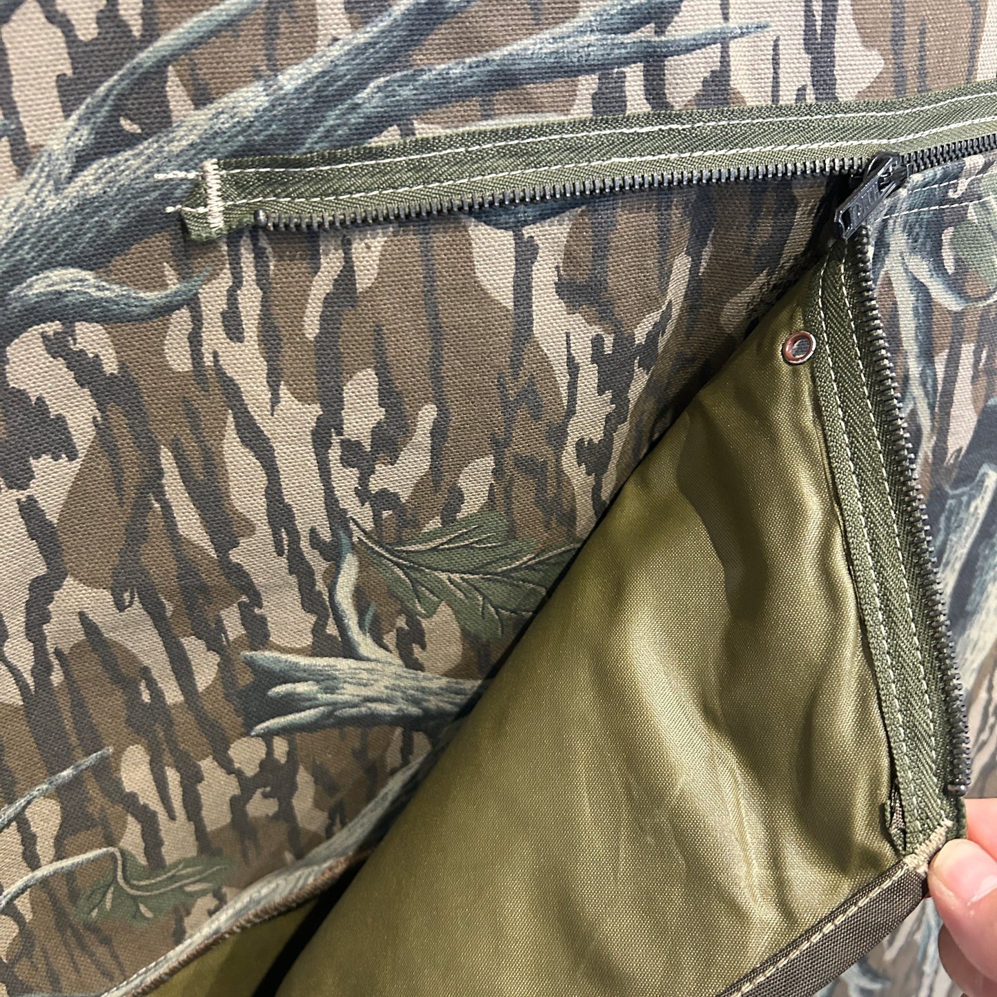 90's Carhartt カーハート ハンティングベスト VU245 リアルツリー USA製(L)/A5511V-SO