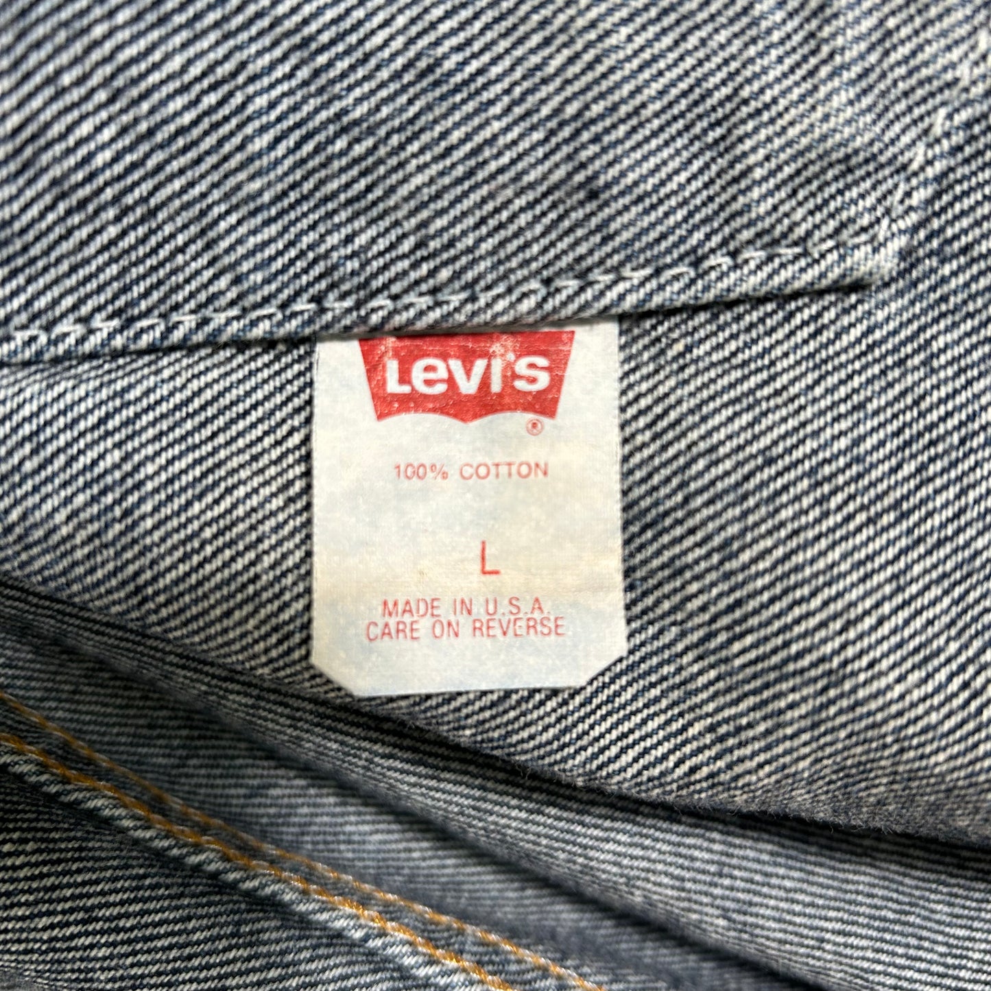 90's Levis Gジャン ケミカルウォッシュ風 (L)/A2880J-S0