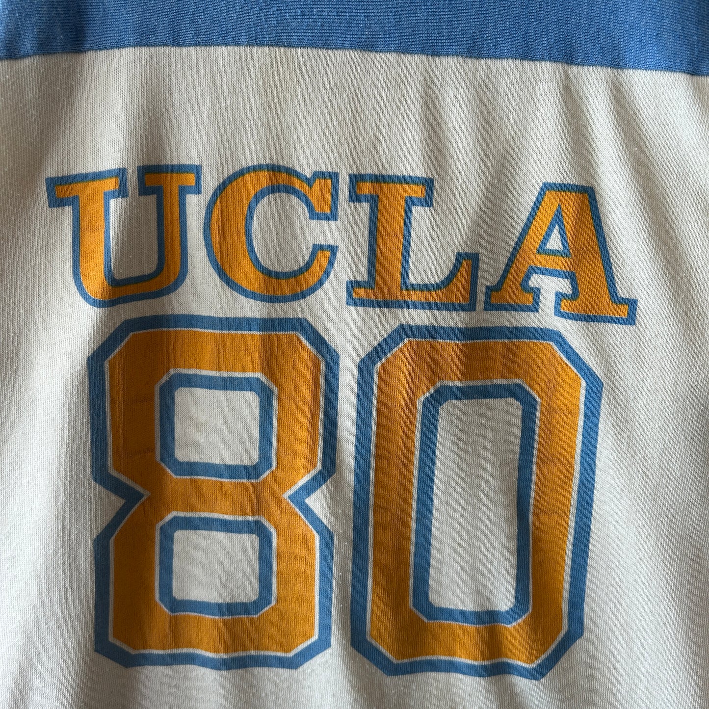 80~90's Unknown Brand UCLA フットボールTシャツ (サイズ不明)/C1224T-SO