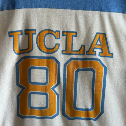 80~90's Unknown Brand UCLA フットボールTシャツ (サイズ不明)/C1224T-SO