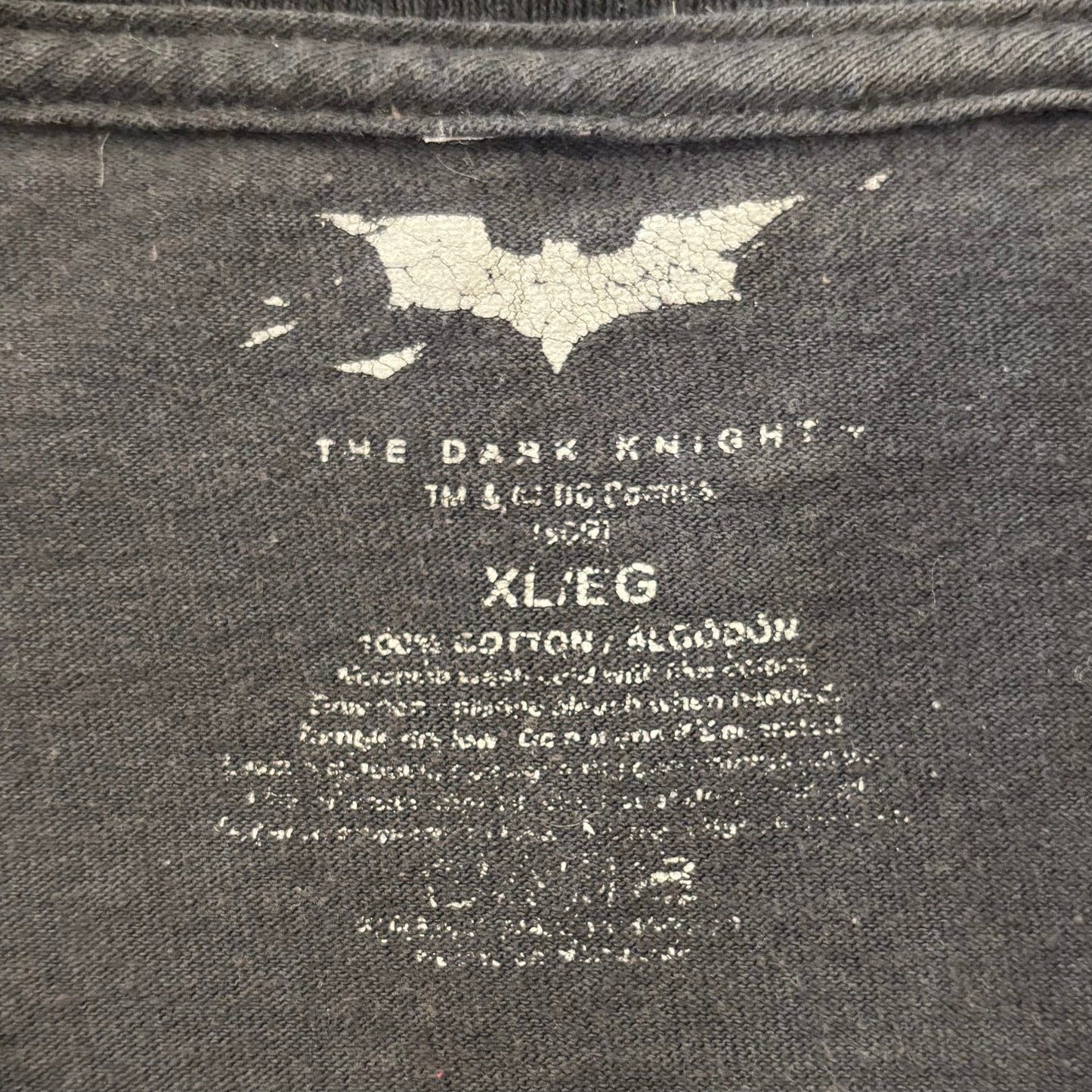 00's THE DARK KNIGHT ダークナイト JOKER BATMAN ジョーカー ムービーTシャツ ブラック (XL)/B3696T-SO