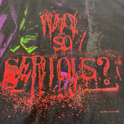 00's THE DARK KNIGHT ダークナイト JOKER BATMAN ジョーカー ムービーTシャツ ブラック (XL)/B3696T-SO