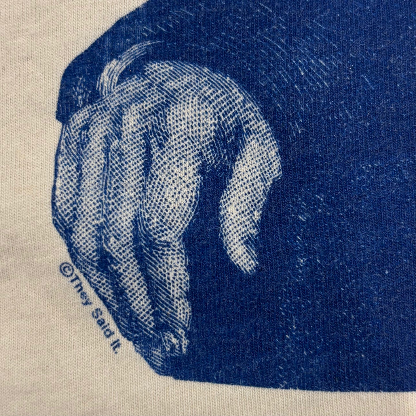 90's All Sport "Abraham Lincoln" リンカーン メッセージTシャツ 生成り(XL)/A6979T-SO