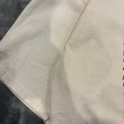 90's All Sport "Abraham Lincoln" リンカーン メッセージTシャツ 生成り(XL)/A6979T-SO