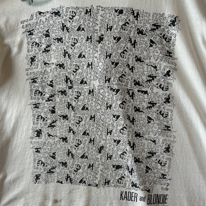 90's KADER and BLONDIE アートTシャツ 48手 エロT 白(XL)/A6456