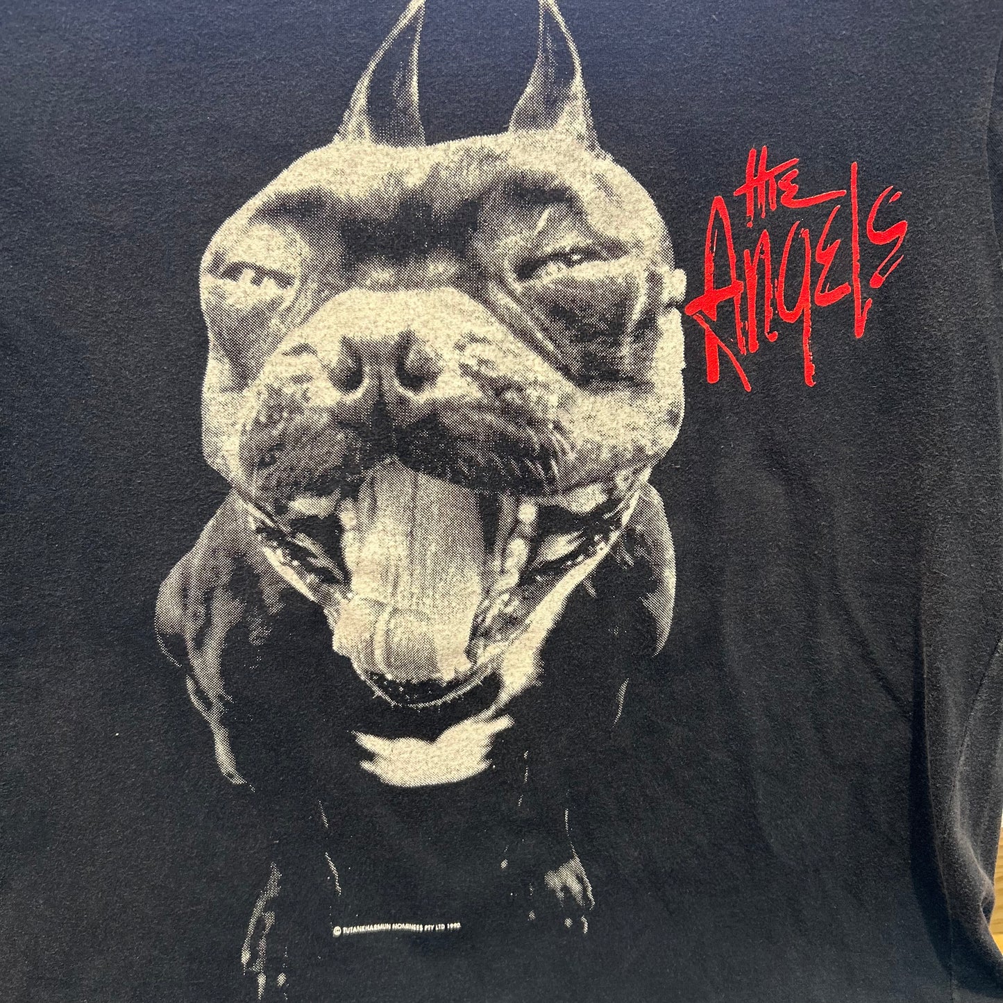 90's The Angels"Dogs Are Talking"　プロモTシャツ 黒/A6529T-SO