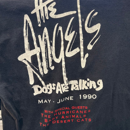 90's The Angels"Dogs Are Talking"　プロモTシャツ 黒/A6529T-SO