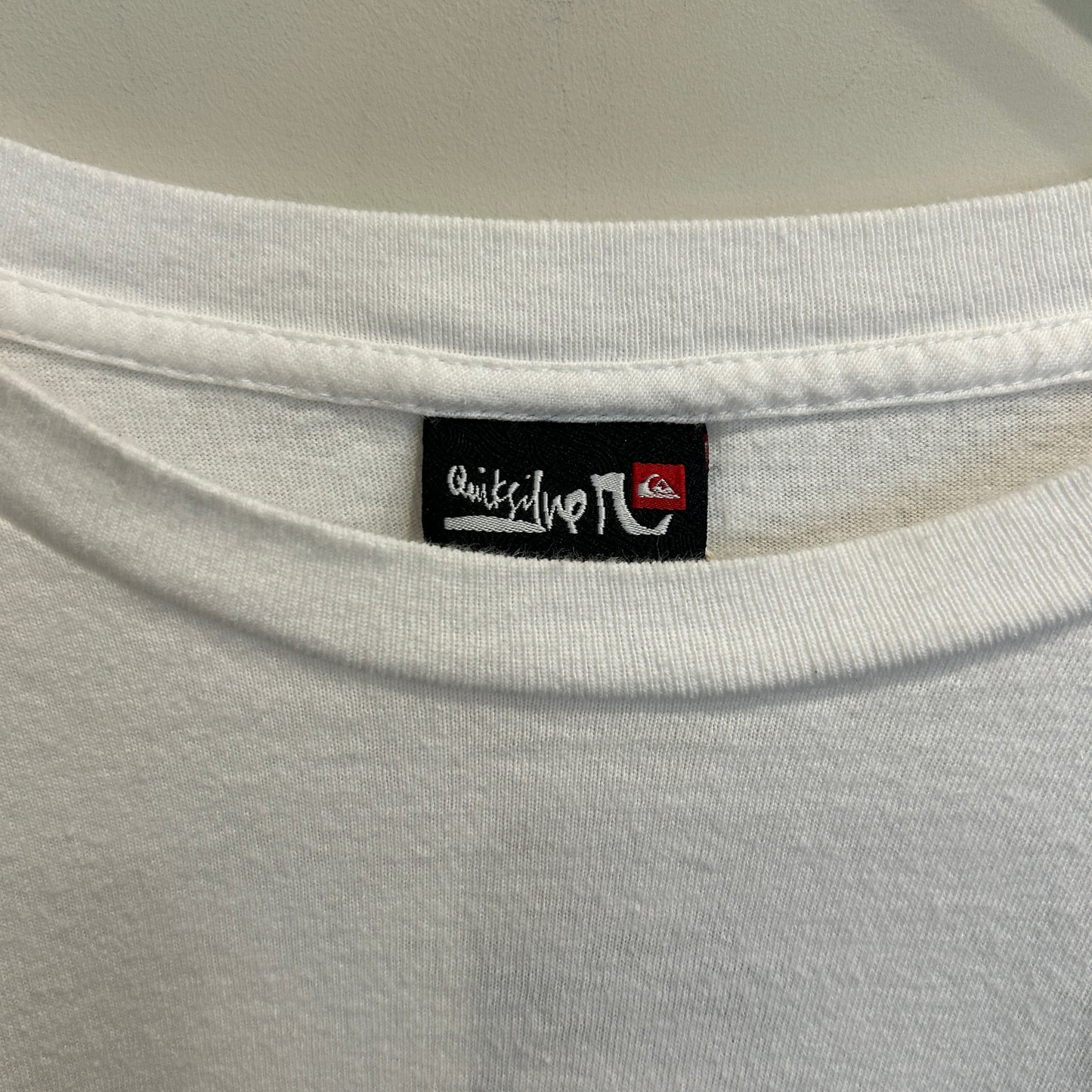 90's Quik Silver グラフィックTシャツ 白 (サイズ不明)/C1228T-SO