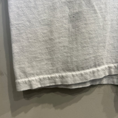 90's Quik Silver グラフィックTシャツ 白 (サイズ不明)/C1228T-SO