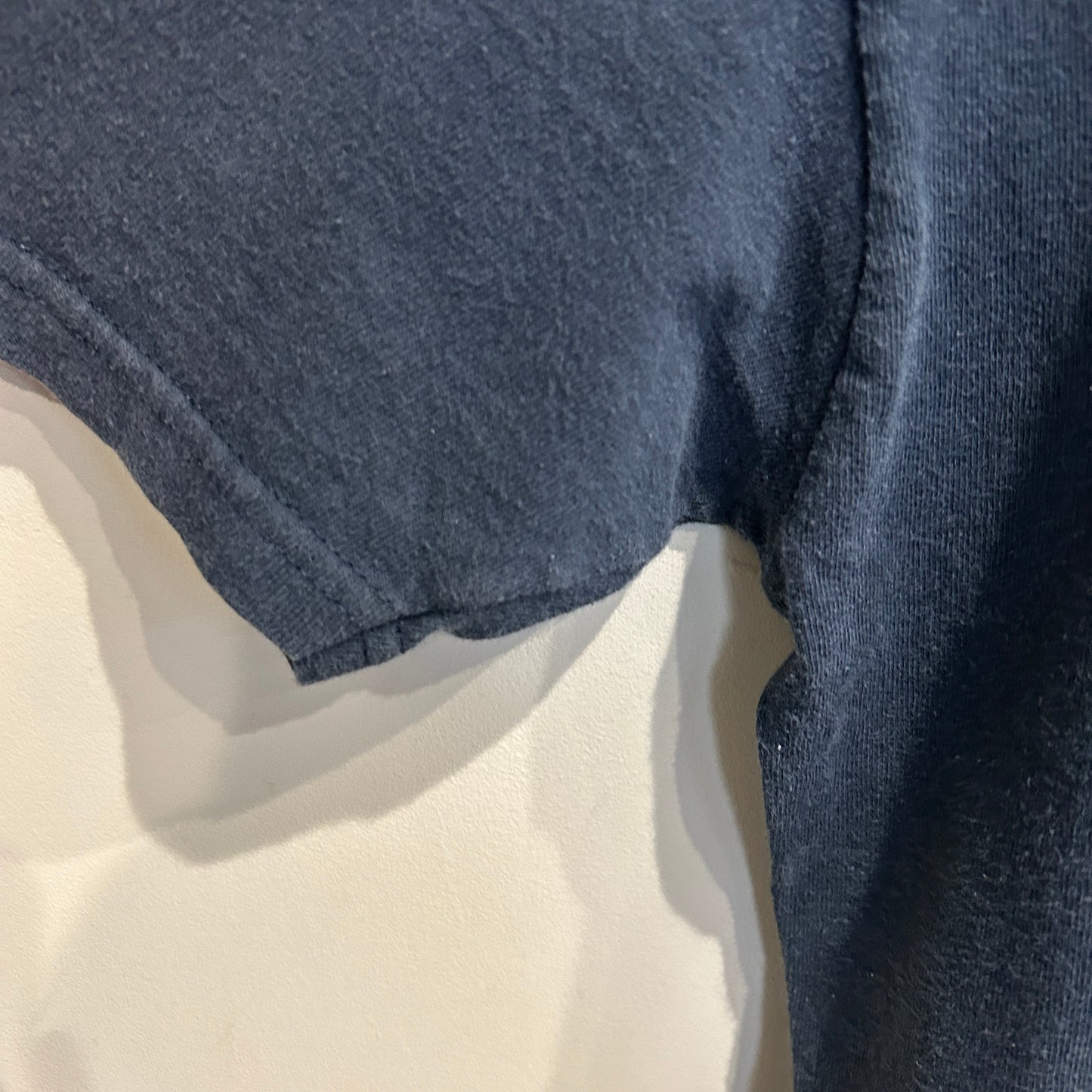90~00's Quik Silver ペイント グラフィックTシャツ 紺 (サイズ不明)/C1229T-SO