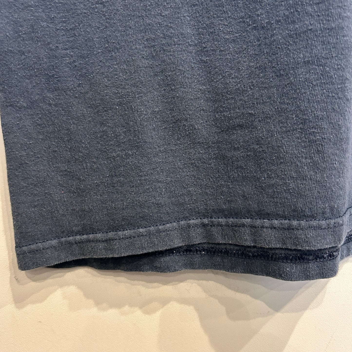 90~00's Quik Silver ペイント グラフィックTシャツ 紺 (サイズ不明)/C1229T-SO