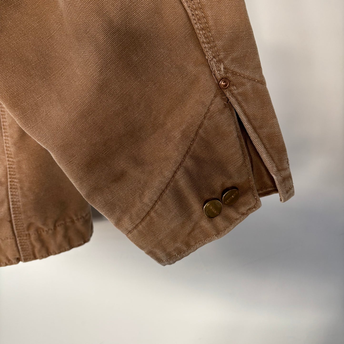 70's Carhartt カーハート カバーオール チョアコート ベージュ (サイズ46L) /A9056J-SO