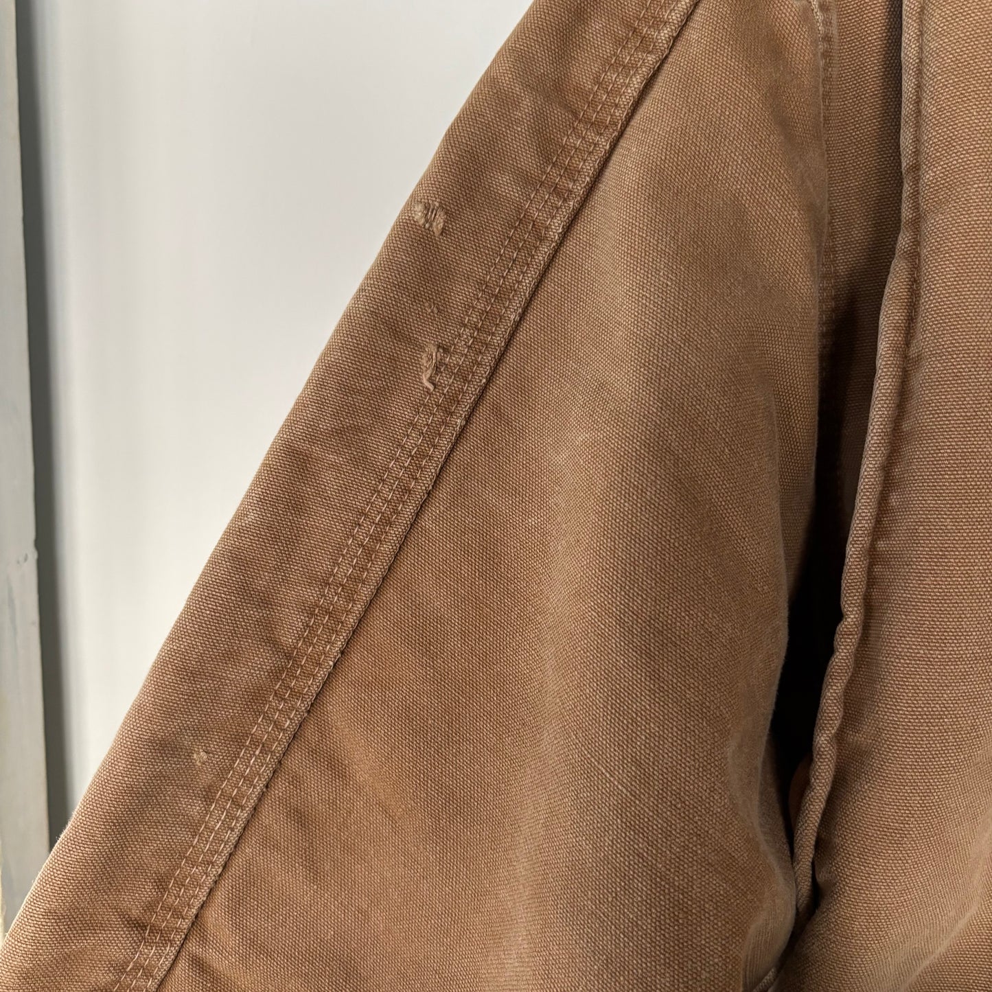 70's Carhartt カーハート カバーオール チョアコート ベージュ (サイズ46L) /A9056J-SO