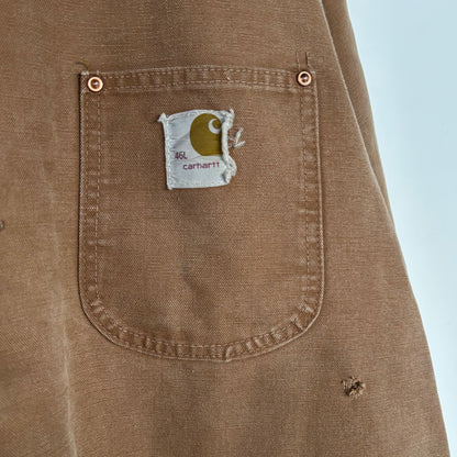 70's Carhartt カーハート カバーオール チョアコート ベージュ (サイズ46L) /A9056J-SO