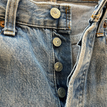 80's Levis 501 赤耳 デニムパンツ ダメージ(32×36)/A1511P-SO