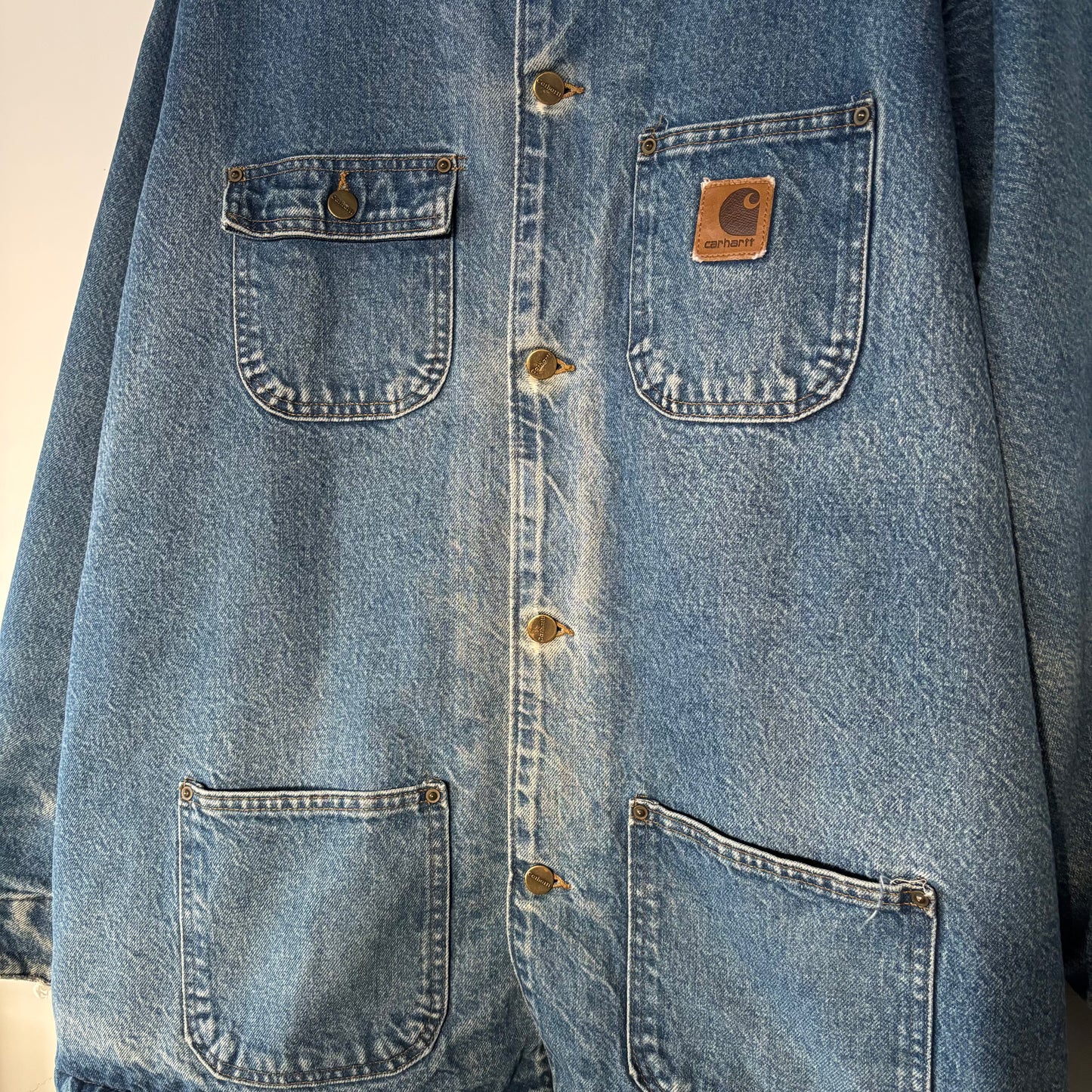 00's Carhartt カーハート チョアコート カバーオール インディゴ (L) /A9063J-SO