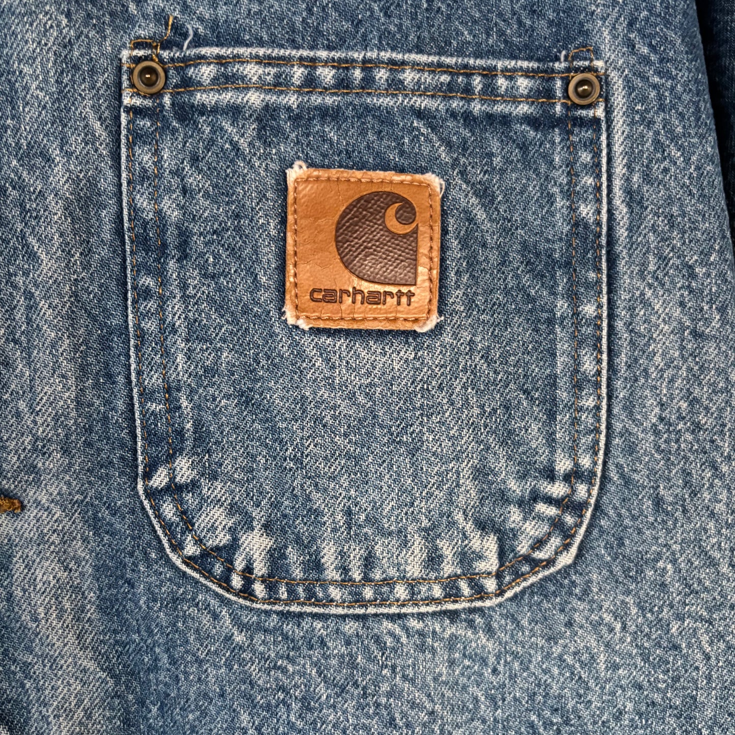 00's Carhartt カーハート チョアコート カバーオール インディゴ (L) /A9063J-SO