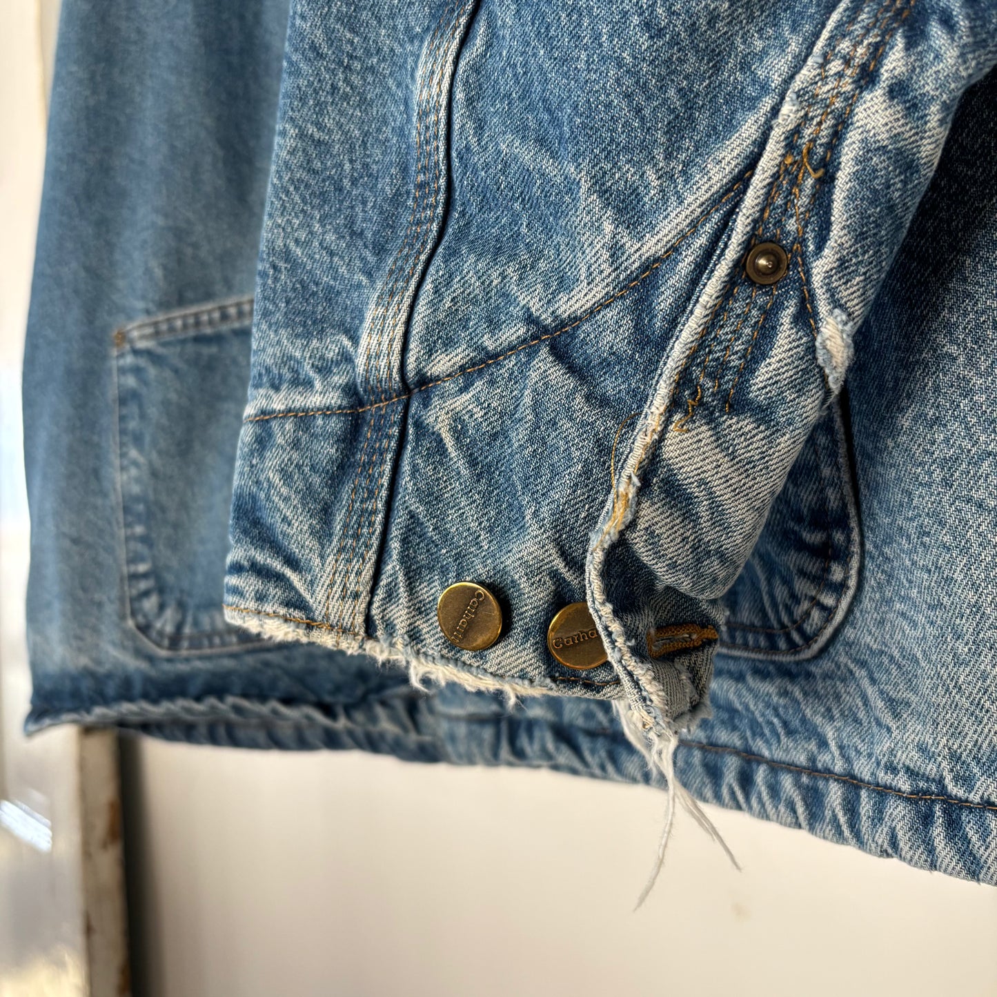 00's Carhartt カーハート チョアコート カバーオール インディゴ (L) /A9063J-SO