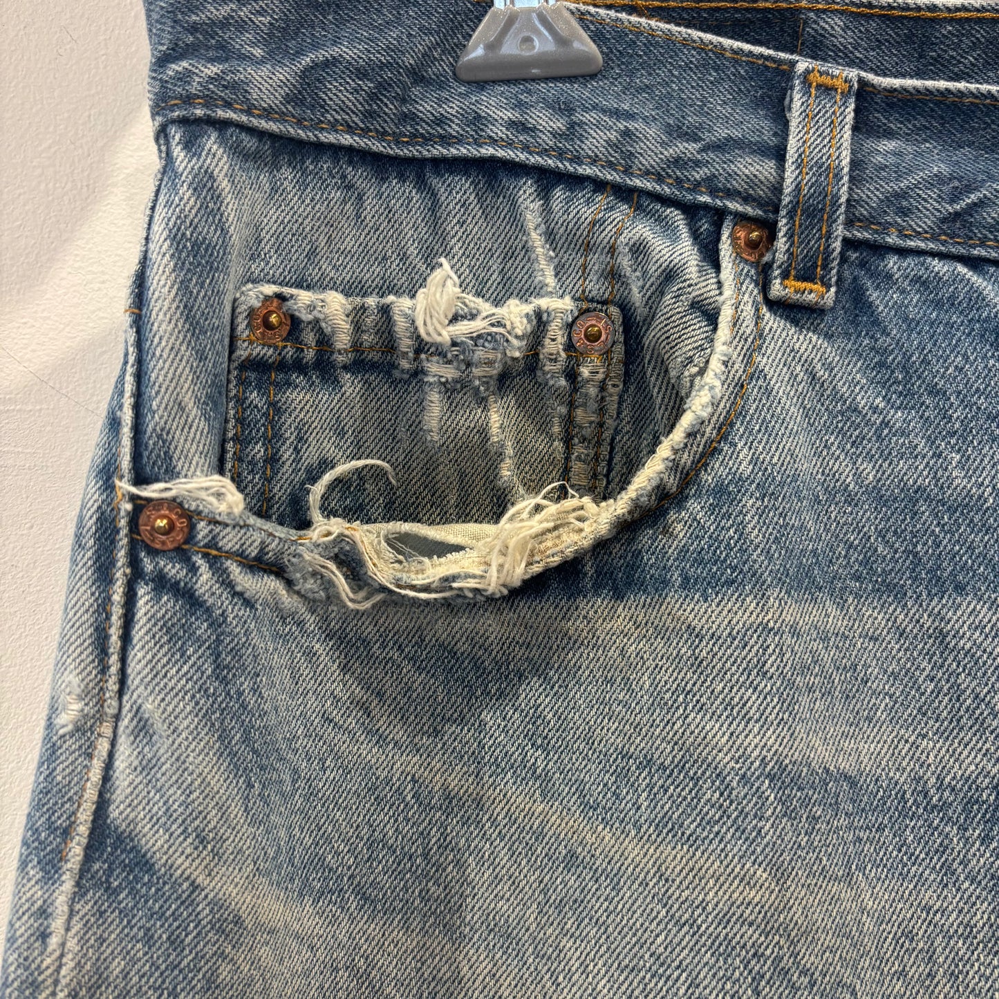 90's Levi's 501 リーバイス デニムパンツ 青 (38×30)/A9708P-SO