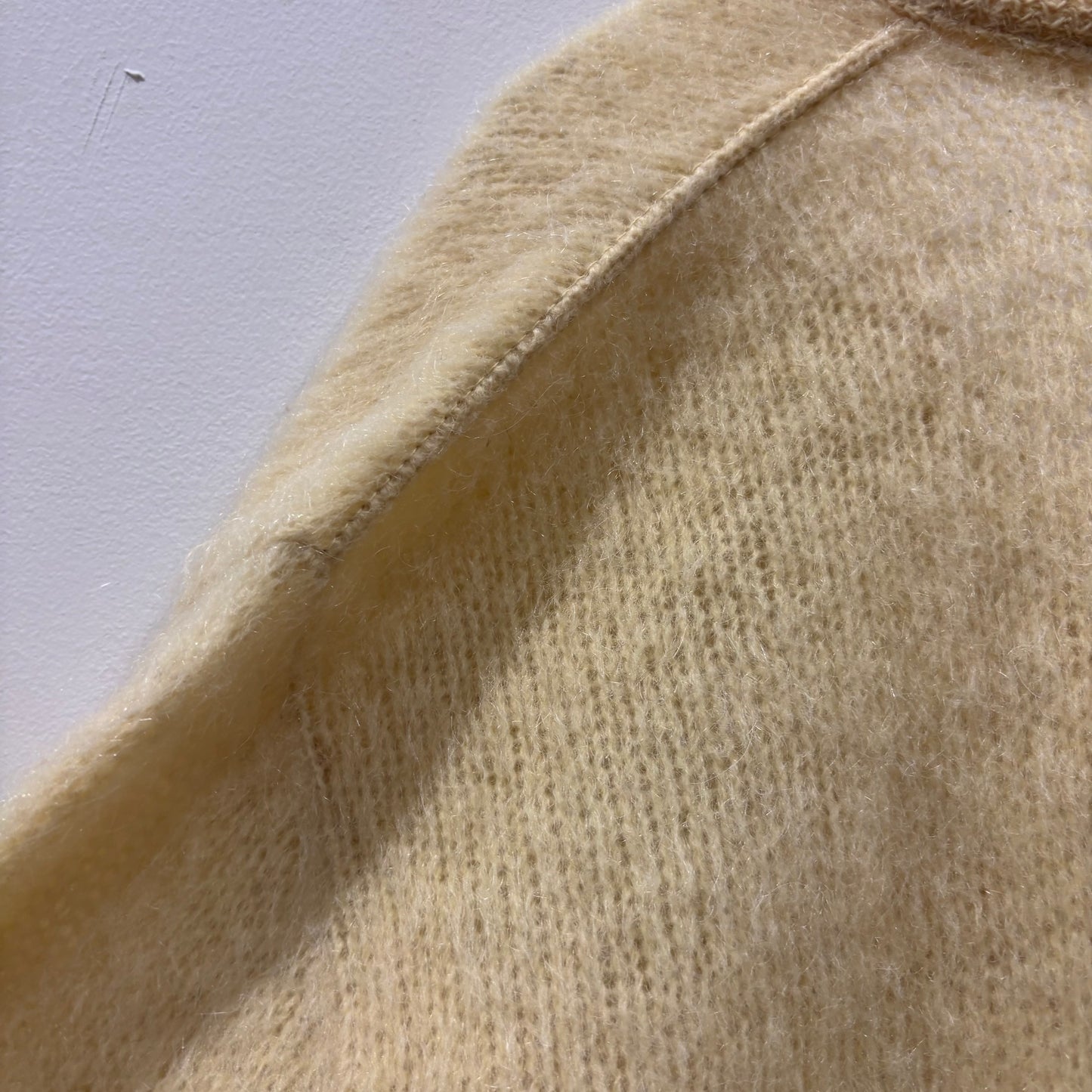 60's For You Sir 単色 モヘアカーディガン クリーム (L)/C1508O-SO