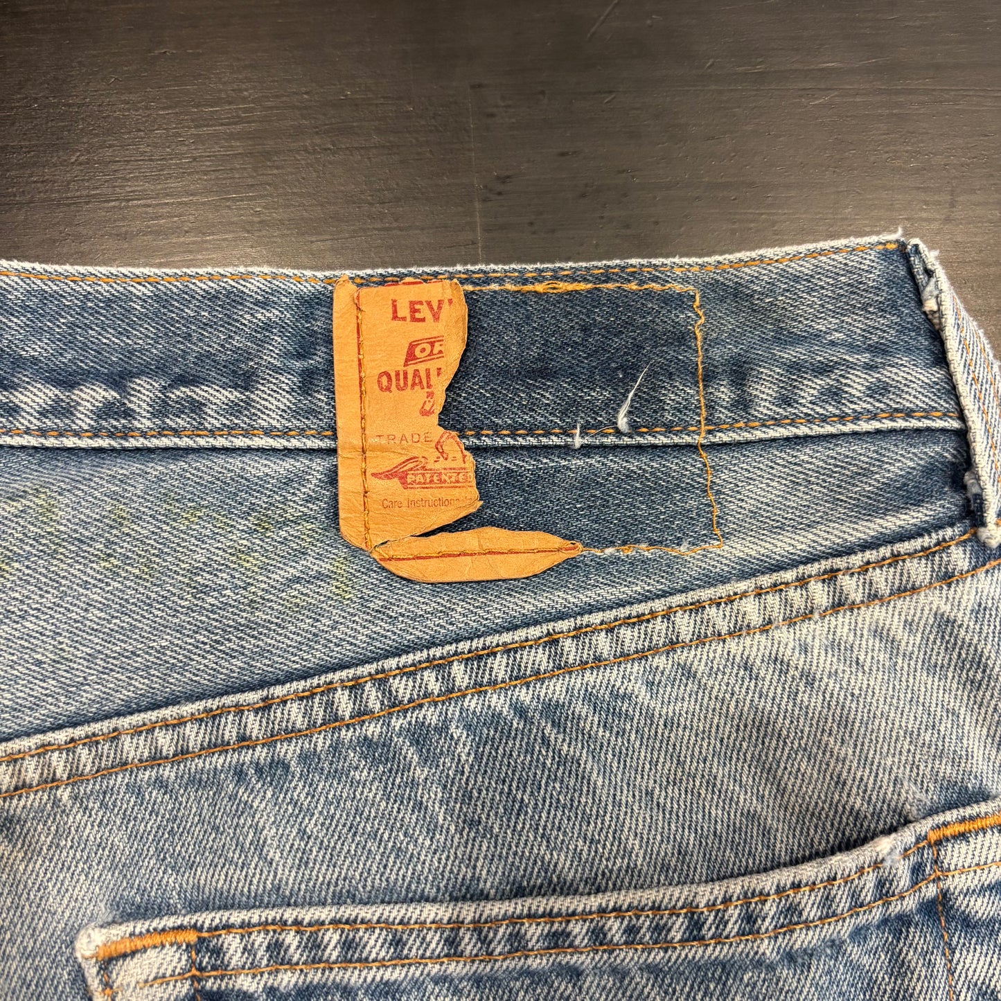 90's Levi's 501 リーバイス デニムパンツ 青 (38×30)/A9718P-SO
