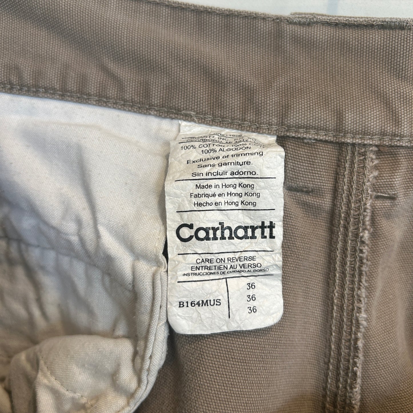 00's Carhartt カーハート カーゴショーツ B164 MUS (w36)/C1231P-SO