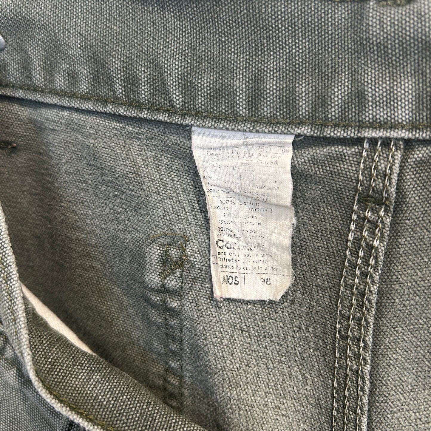 00's Carhartt カーハート ダック ハーフパンツ B25 MOS (w36)/C1233P-SO
