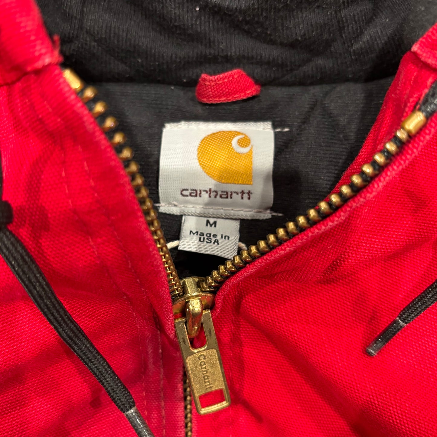 00's Carhartt カーハート アクティブジャケット USA製 赤 (M)/B0017J-SO