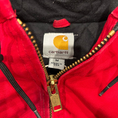 00's Carhartt カーハート アクティブジャケット USA製 赤 (M)/B0017J-SO