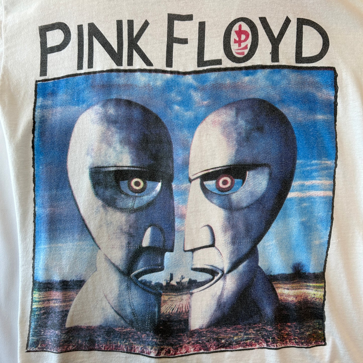 90's Pink Floyd ピンク・フロイド ”The Division Bell" ワールドツアー  メキシコ公演 ツアーTシャツ ブート 白/C1243T-SO
