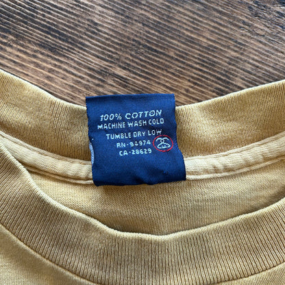 90's Stussy オールドステューシー カモフラ”S”ロゴTシャツ USA製 マスタード(M)/A7242T-SO