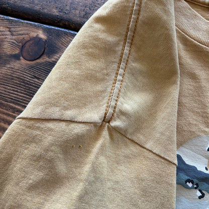 90's Stussy オールドステューシー カモフラ”S”ロゴTシャツ USA製 マスタード(M)/A7242T-SO