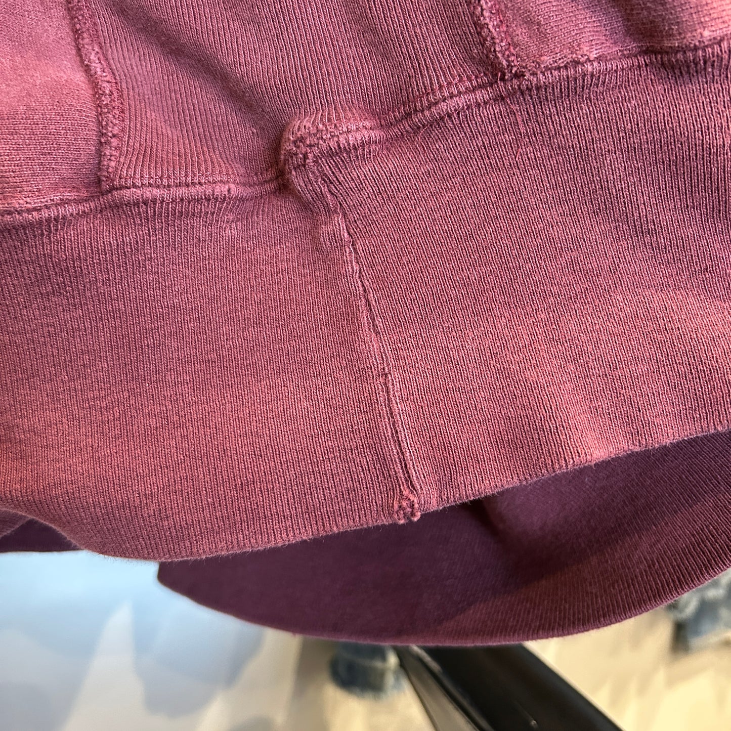 90's Champion Reverse Weave WSU SWIMMING リバースウィーブ カレッジスウェット バーガンディ (XL)/C0241H-SO