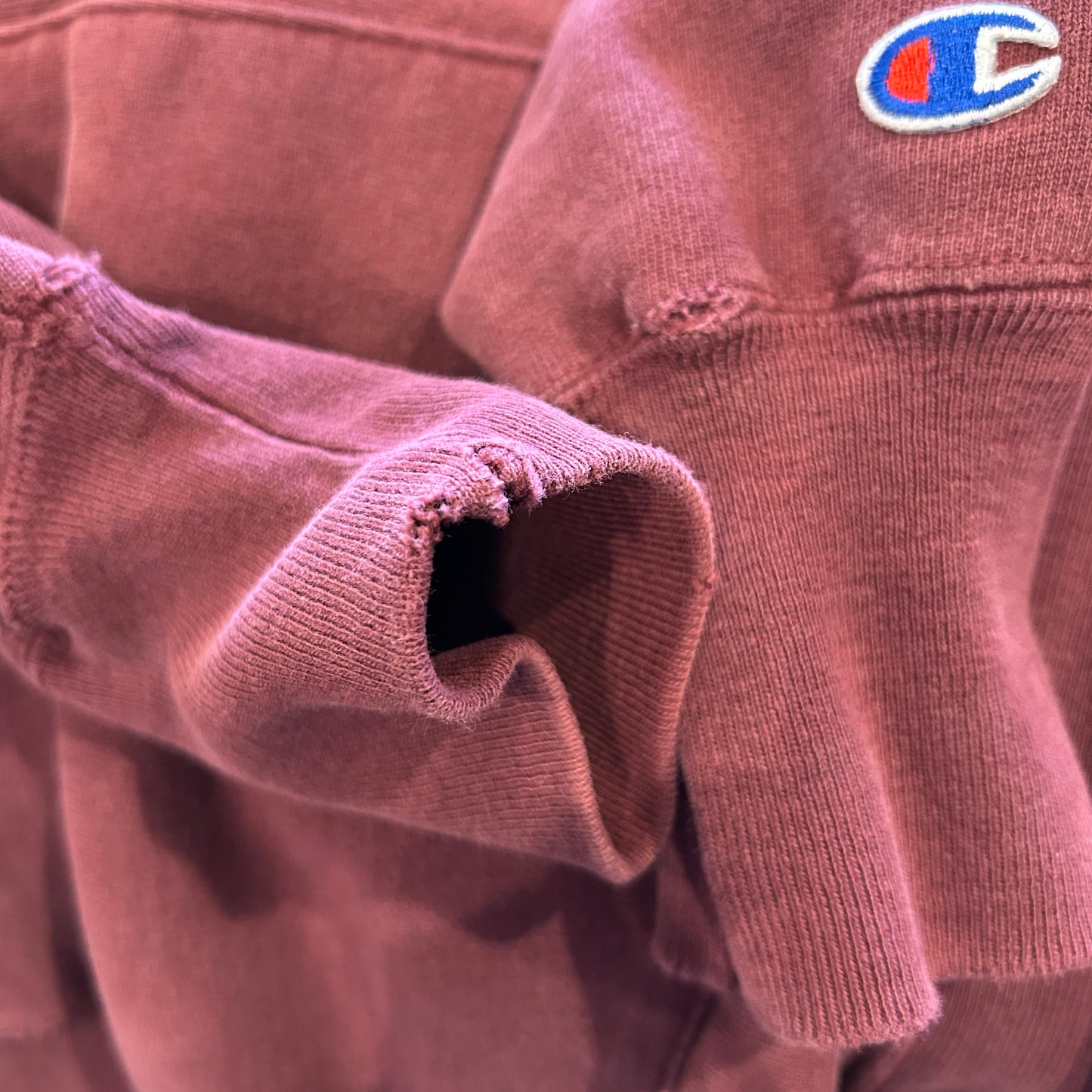 90's Champion Reverse Weave WSU SWIMMING リバースウィーブ カレッジスウェット バーガンディ (XL)/C0241H-SO